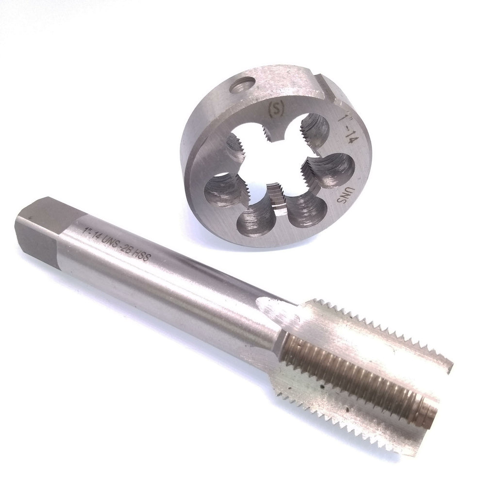 US Stock HSS 1"-14 UNS Tap & 1"-14 UNS  Die Right Hand