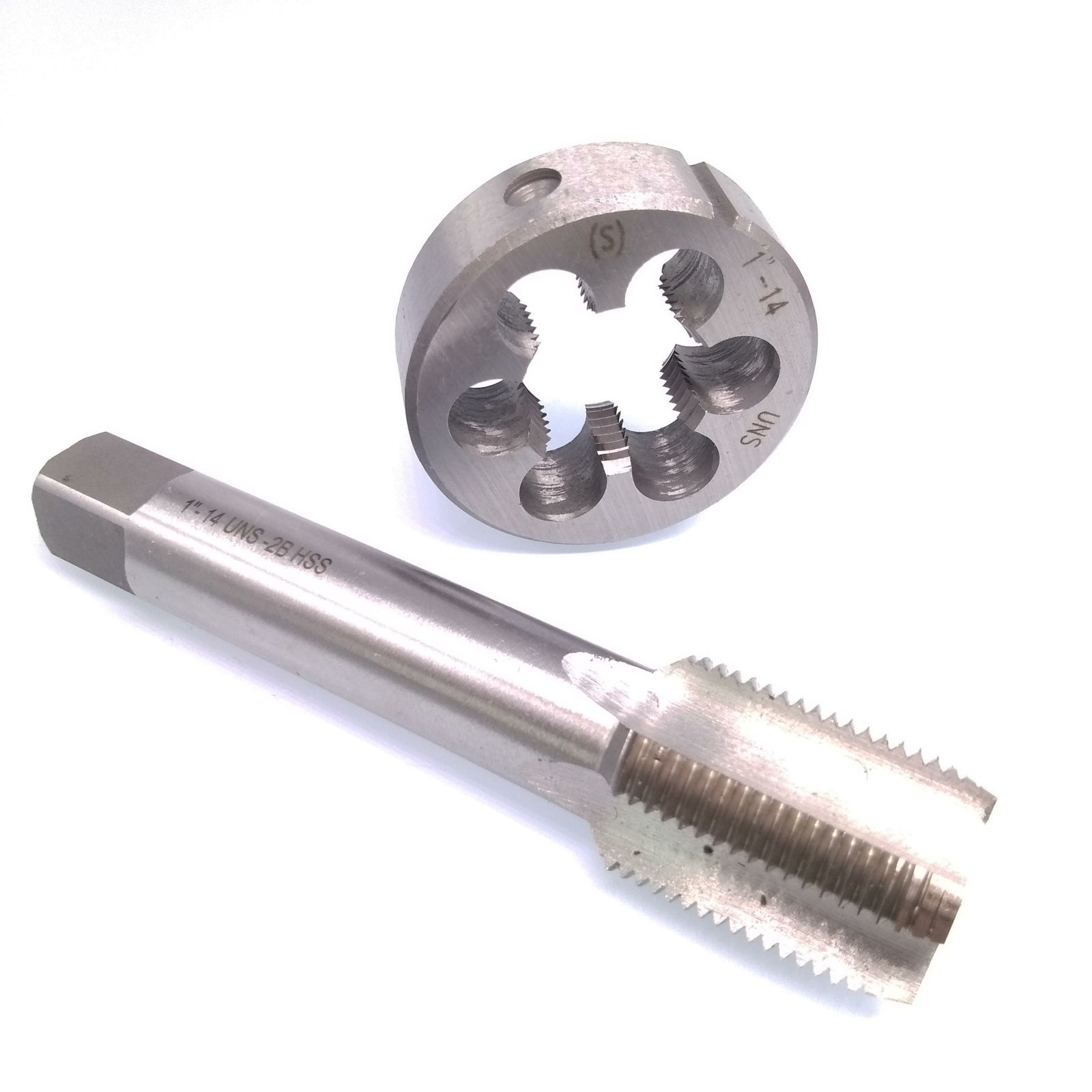 US Stock HSS 1"-14 UNS Tap & 1"-14 UNS  Die Right Hand