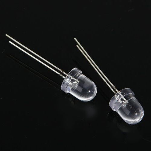 100pcs 5mm 940 nm Infrared IR LED 940nm 5 mm 60°