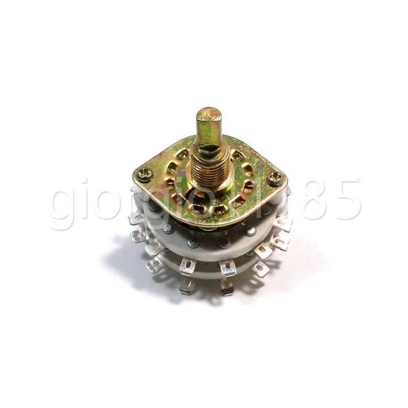 AU Stock 4 Pole 5 Position Throw 4P-5T Ceramic Rotary Switch For RF Power