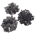 500pcs M2 x 6mm Flat Head Black Screws with Nuts Washers