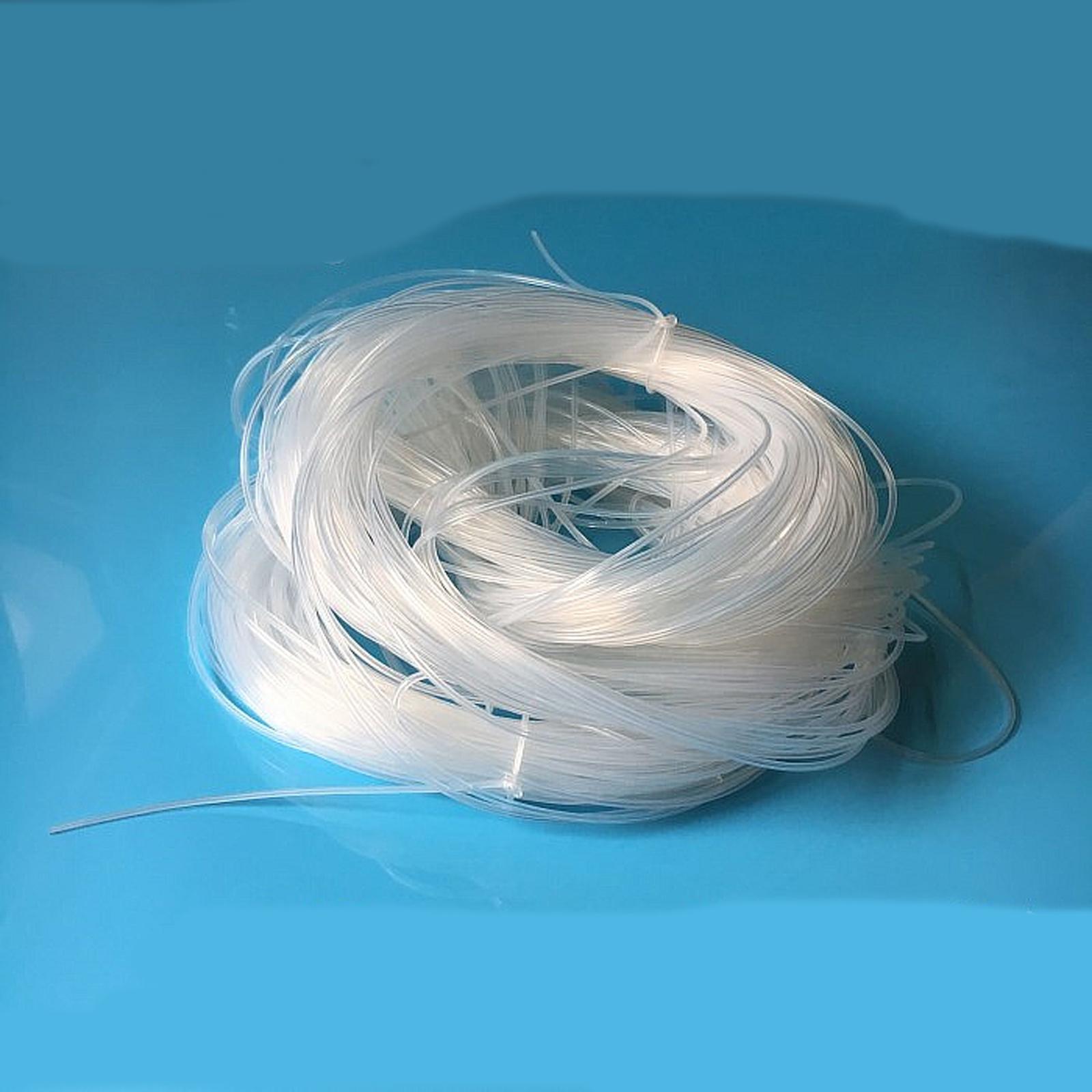 US Stock 50ft OD 2mm ID 0.5mm Silicone Food Grade Rubber Tube Hose Pipe