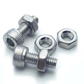 US Stock 50pc M3 x 8mm Hex Socket Screw Bolt Knurling DIN912 Stainless Steel Nut