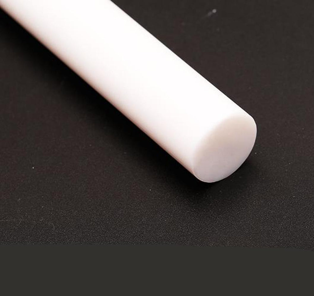 5pcs Dia 0.314" (8mm) ±10% 4" (100mm) Polytetrafluoroethylene PTFE Round Rod Bar