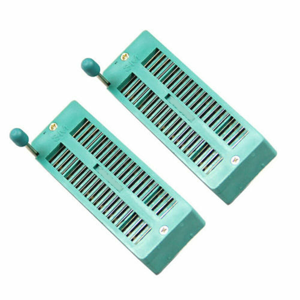 2x 40 Pin 2.54mm ZIF ZIP IC Test DIP Board Socket Universal 240-3345