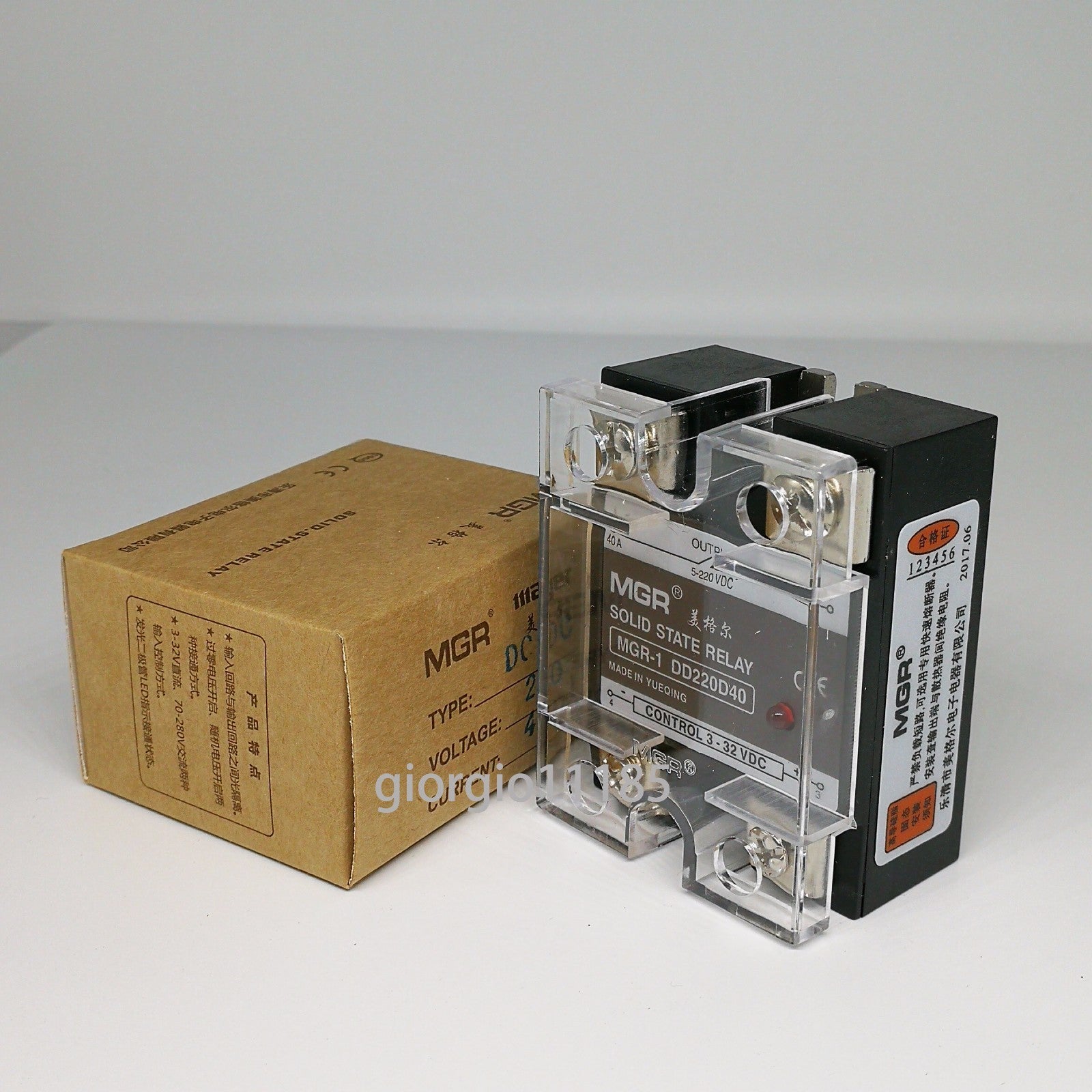 AU Stock 40A Solid State Relay SSR DC-DC Input 3-32V DC Load 5-220V DC DD220D40