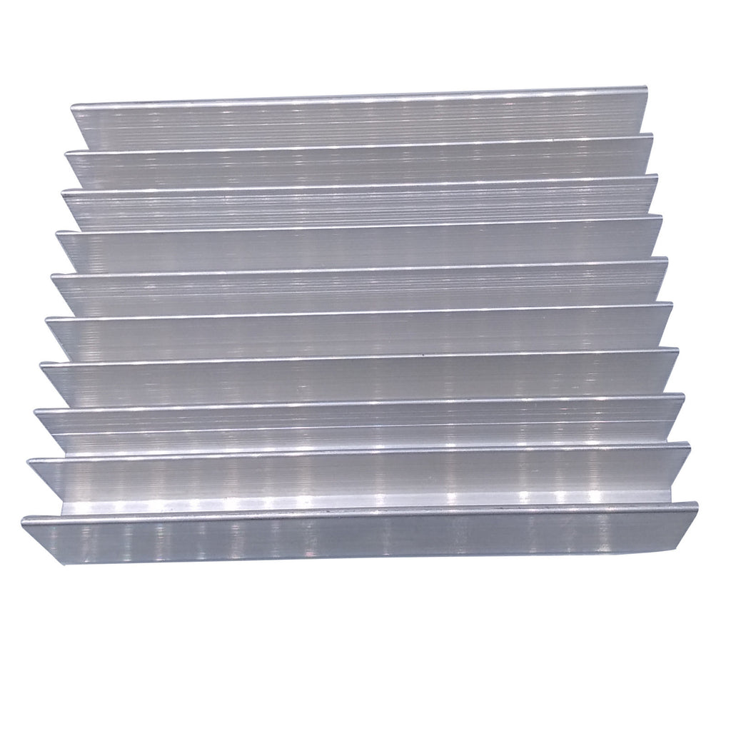 US Stock Aluminium Heatsink 100mm x 76mm x 21mm For 4pcs 3w LED or 10pcs 1w LED