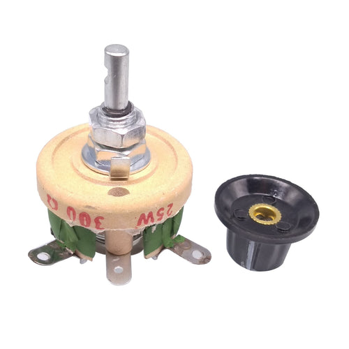 25W 300 OHM High Power Wirewound Potentiometer, Rheostat, Variable Resistor