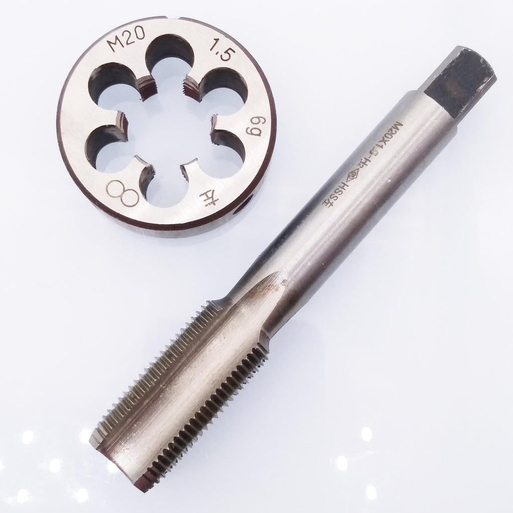 AU Stock HSS M20 x 1.5mm Tap & M20 x 1.5mm Die Metric Thread Left Hand