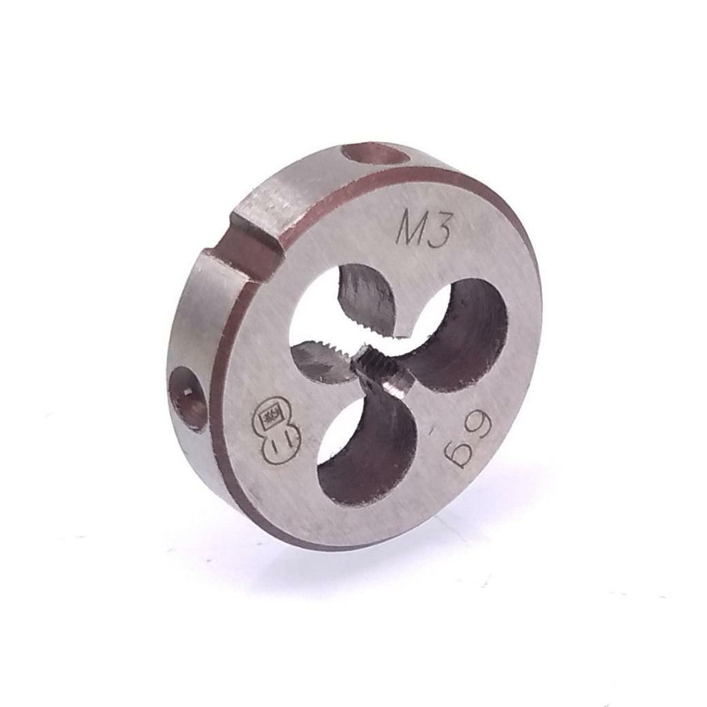 HSS M3 x 0.5mm Taper & Plug Tap & M3 x 0.5mm Die Metric Thread Right Hand