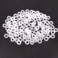 1000pcs M2.5 White Nylon Flat Washers