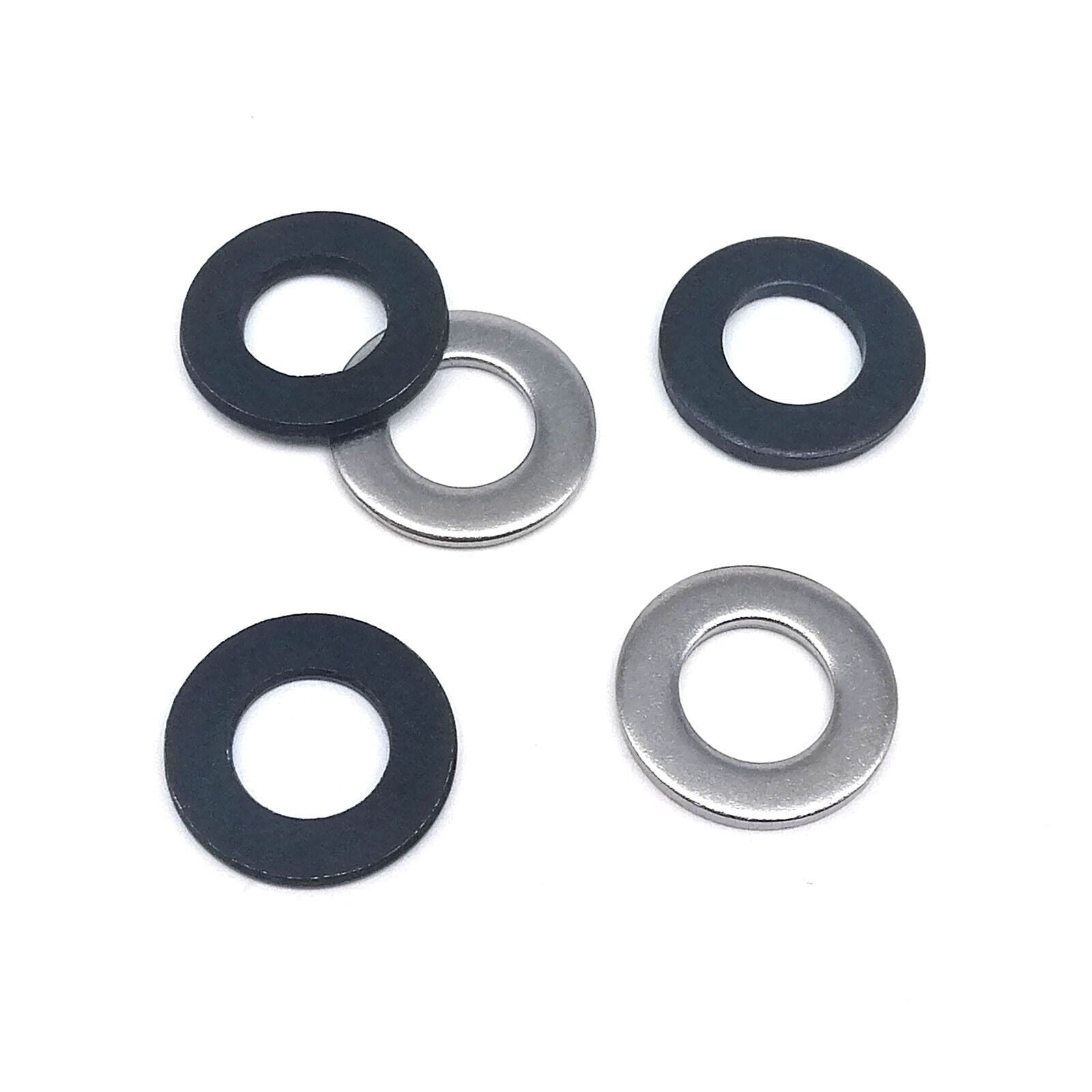 320pcs M1.6-M8 DIN912 GB97 304 Flat Washer Assortment Plain Gasket Ring Pad Set