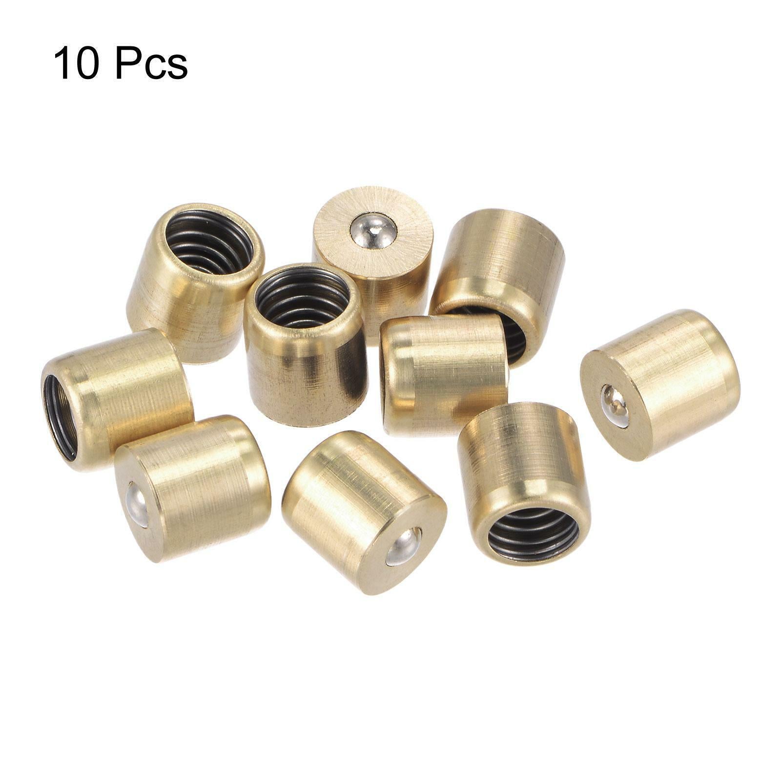 10pcs Brass Push Button Fat Oil Cup Ball Oiler for Lubrication System 10x10mm