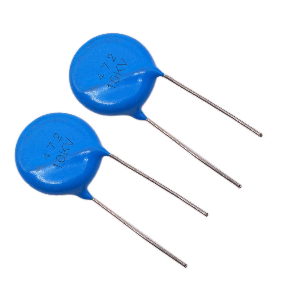 AU Stock 10pcs Ceramic Disc Capacitors 4700pf 4.7nf 0.0047uf 472 10000V 10KV