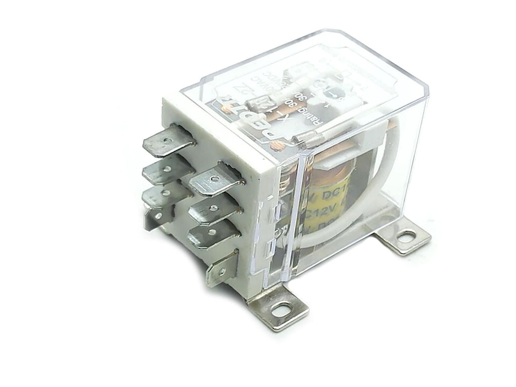 US Stock JQX-12F 2Z DC 12V 30A DPDT General Purpose Power Relay 8 Pin