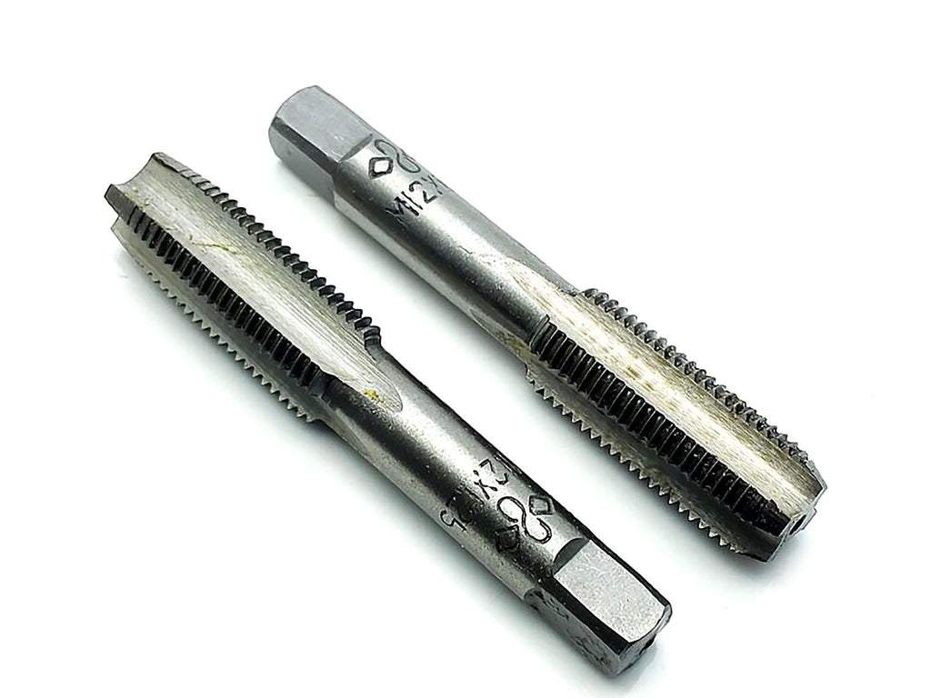 AU Stock HSS 12mm x 1.25 Metric Taper & Plug Tap Right Hand Thread M12 x 1.25mm