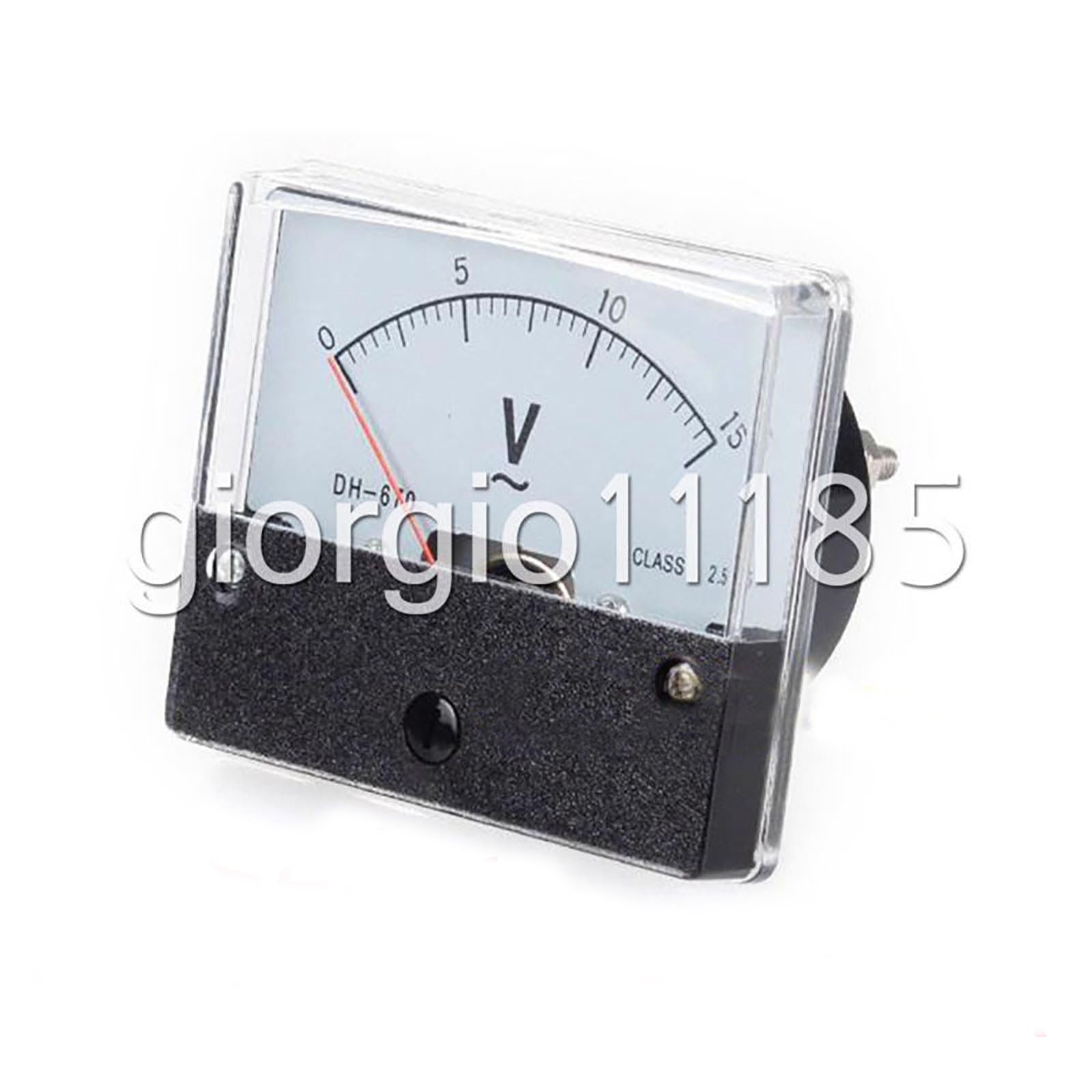 AU Stock Analog Panel Volt Voltage Meter Voltmeter Gauge DH-670 0-15V AC