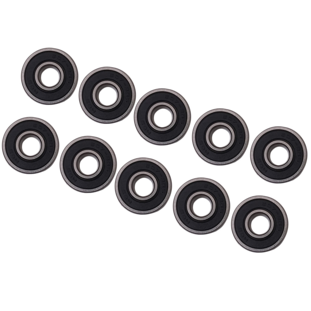 US Stock 10pcs 607-2RS Rubber Sealed Ball Bearing Miniature Bearing 7 x 19 x 6mm