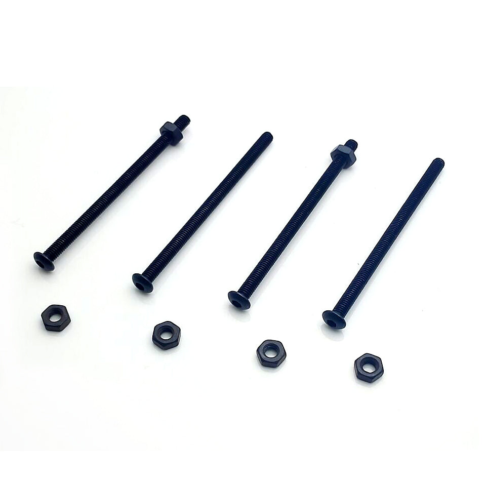 US Stock 50pc M3 x 50mm Alloy Steel Hexagon Socket Button Head Screw ISO7380 Nut