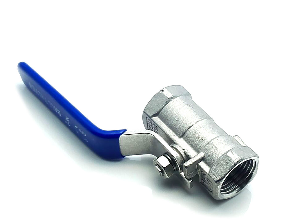 US Stock 1/2" NPT Female 1-Piece 316 Stainless Steel Port Ball Valve WOG1000