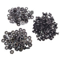 500pcs M2 x 4mm Flat Head Black Screws with Nuts Washers