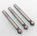 US Stock 3pcs 6.3mm 90 Degree 3 Flute HSS Chamfer Chamfering End Mill Cutter Bit