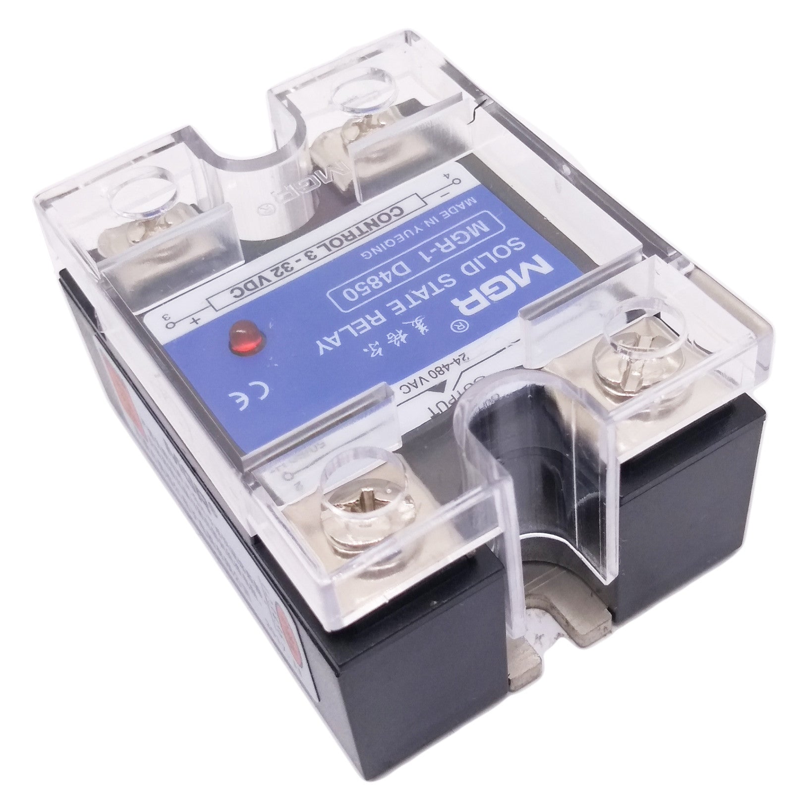 US Stock 50A Solid State Relay SSR DC-AC Input 3-32V DC Load 24-480V AC D4850