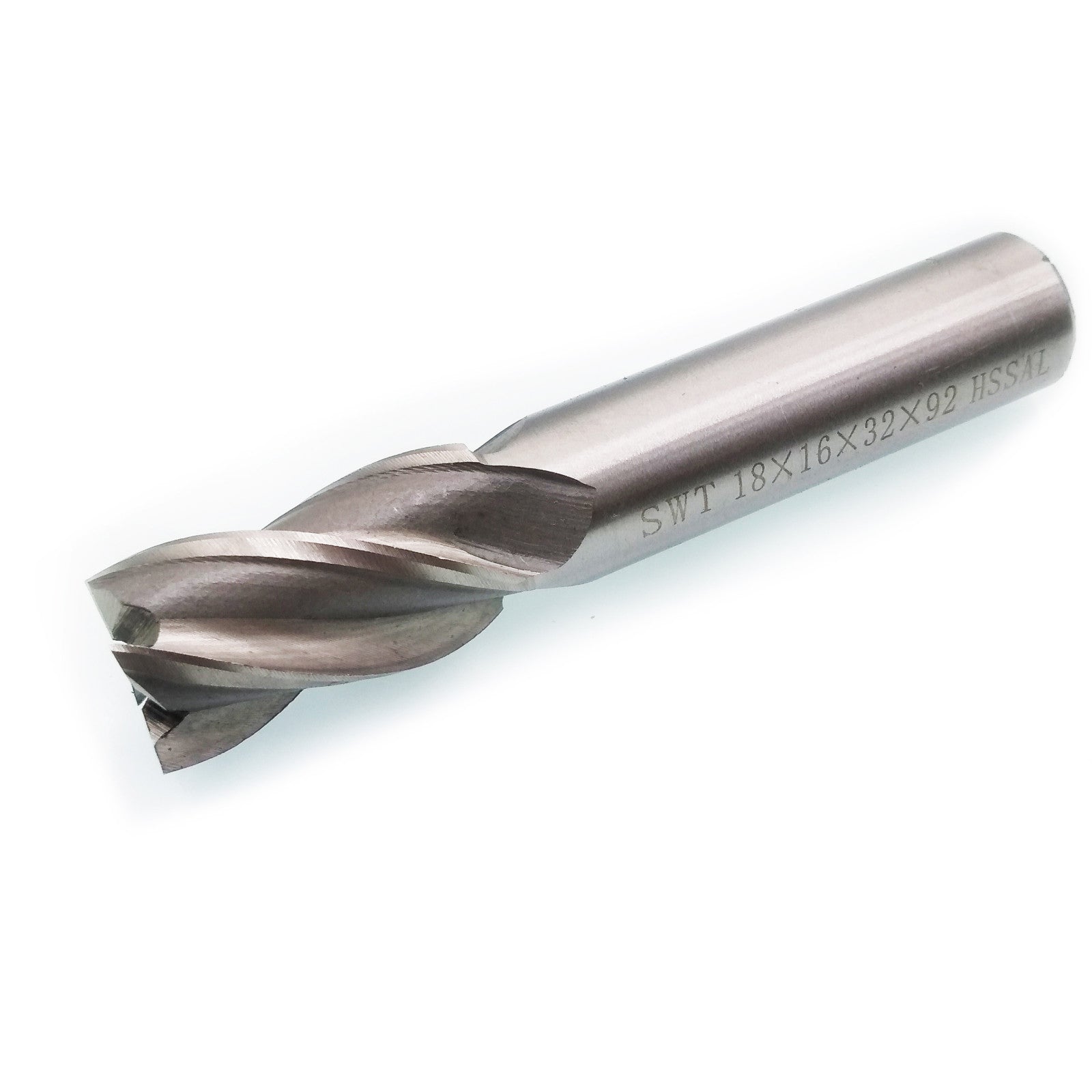 18mm Four 4 Flute HSS & Aluminium End Mill Cutter CNC Bit