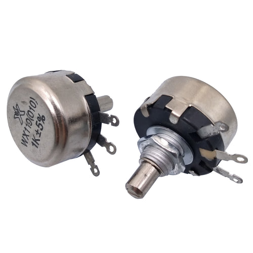 2pcs 1K ohm WX110 WX010 1W Watt Wirewound Potentiometer Pots New