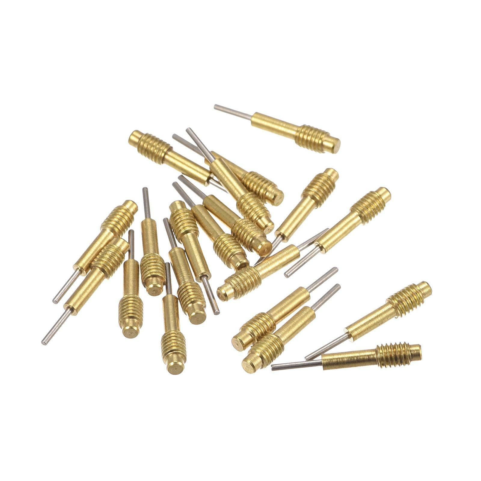 20pcs Replace Pins for Watch Band Pin Punch Tool 0.8mm Dia Brass Punch Pins