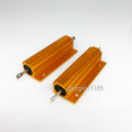 US Stock 2x 150 ohm 150 100W Watt Aluminum Housed Metal Case Wirewound Resistors
