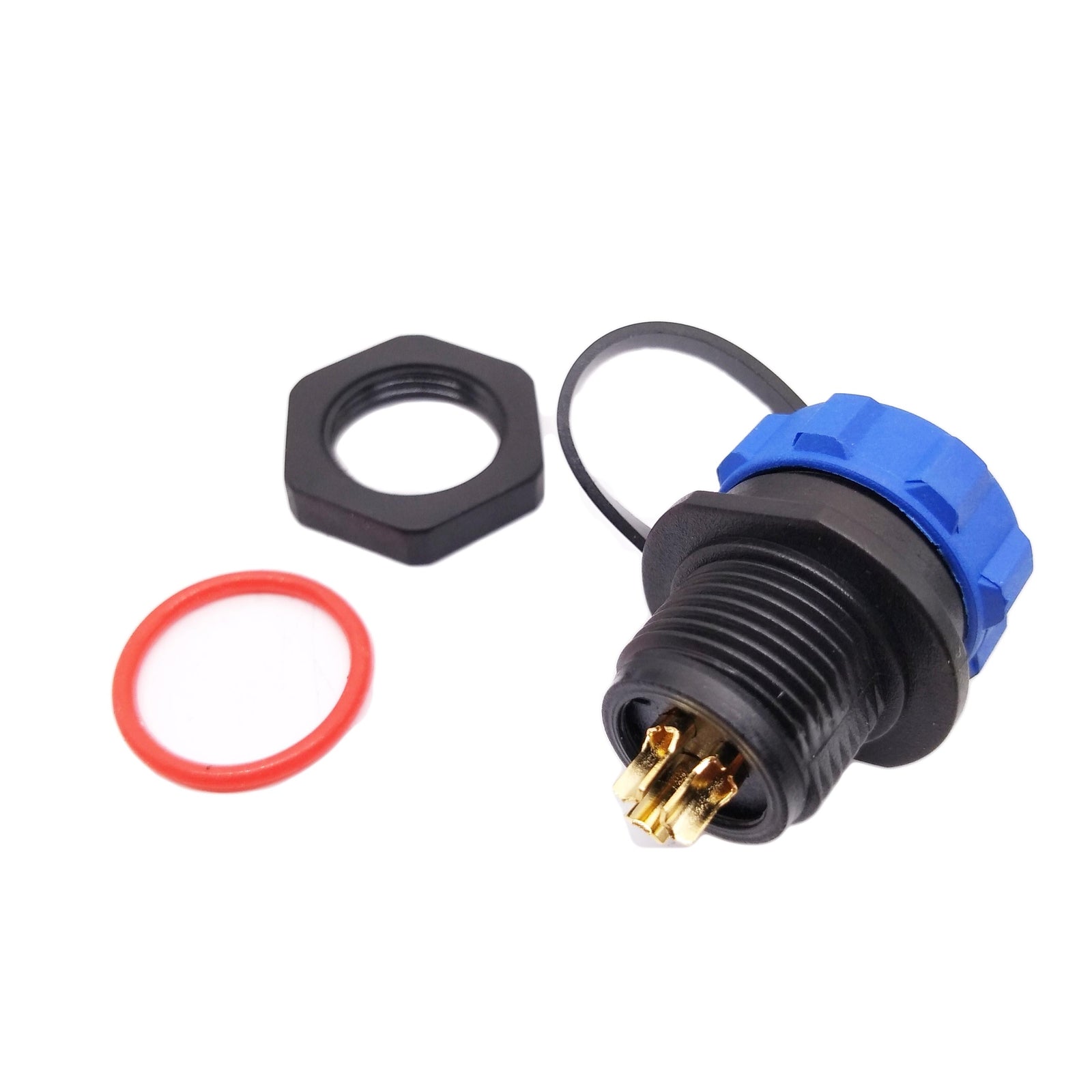 US Stock 3 Pins Waterproof IP68 Aviation Cable Circular Connector Panel Mount