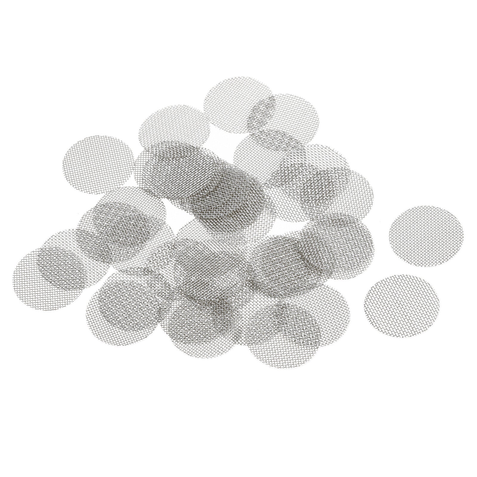 40pcs 60# Pipe Screen Stainless Steel Screen 1/2 Inch 12.7mm Dia for Pipe Filter