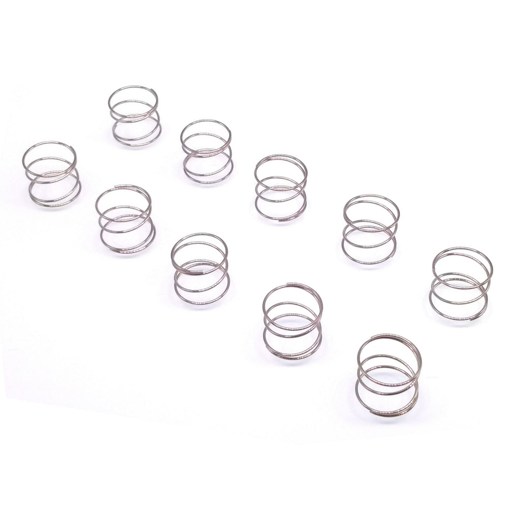 10x 0.6mm Wire Dia Stainless Steel Compression Spring Pressure OD 12mm Length 10