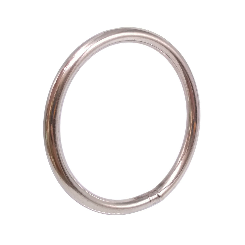 5pcs 304 Stainless Steel Seamless Metal O Ring Welded Round OD 60mm Wire Dia 5