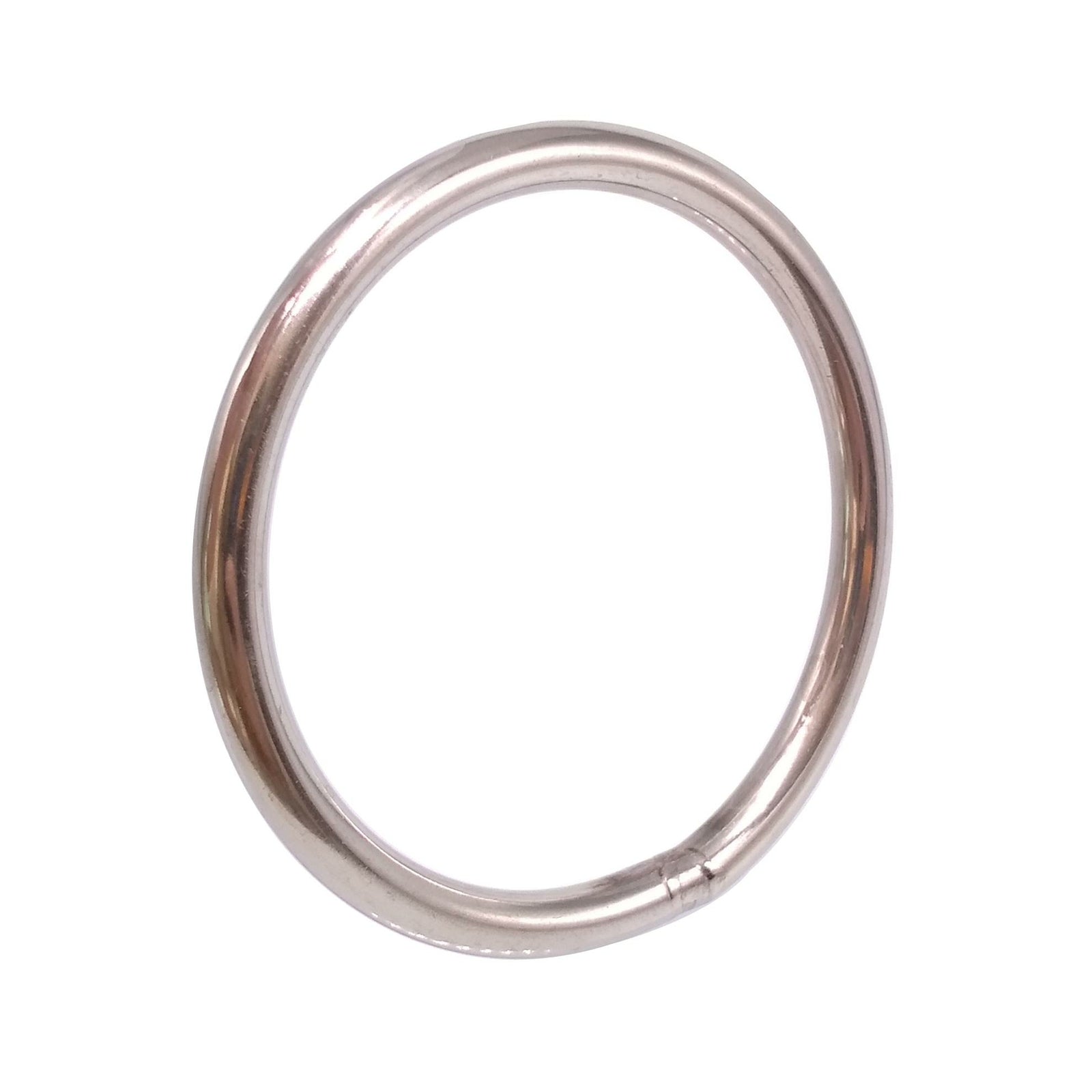 5pcs 304 Stainless Steel Seamless Metal O Ring Welded Round OD 60mm Wire Dia 5