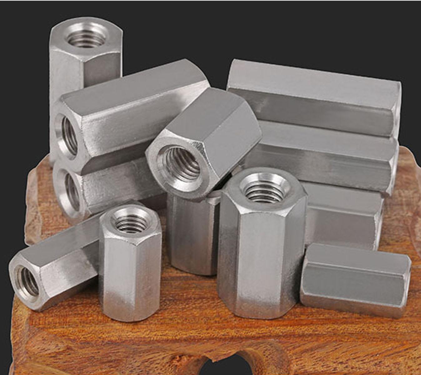 US Stock One M20 x 2.5 x 60mm Stainless steel Long Coupling Hex Nut Connector