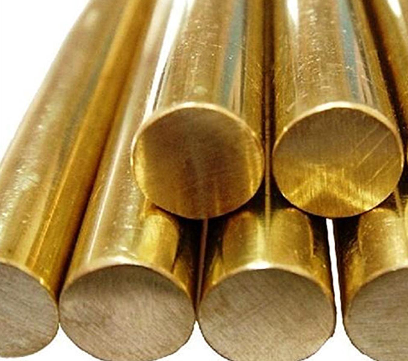 US Stock 12mm(0.472") ±10% Dia. 250mm(9.84") H62 Brass Bar Round Rod Cylinder