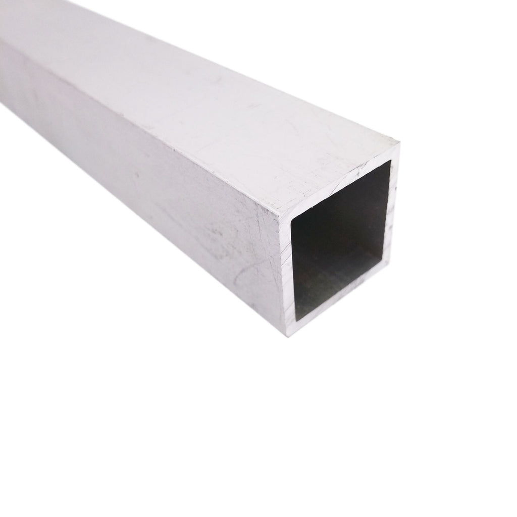 US Stock 4pcs 15mm*15mm 6063 Aluminum Metal Square Tube 1mm Wall  9.8" Length