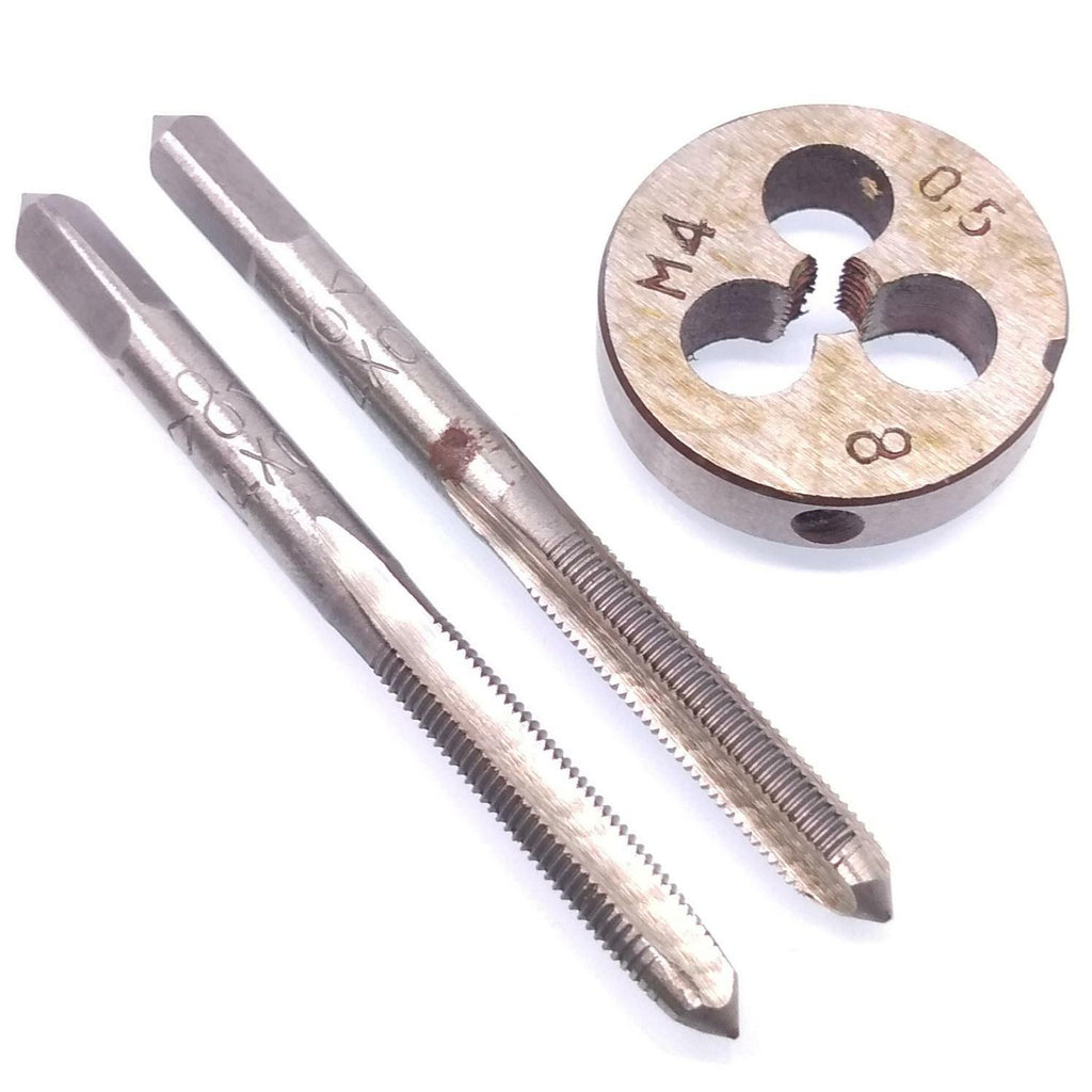 AU Stock HSS M4x0.5mm Taper & Plug Tap & M4 x 0.5mm Die Metric Thread Right Hand