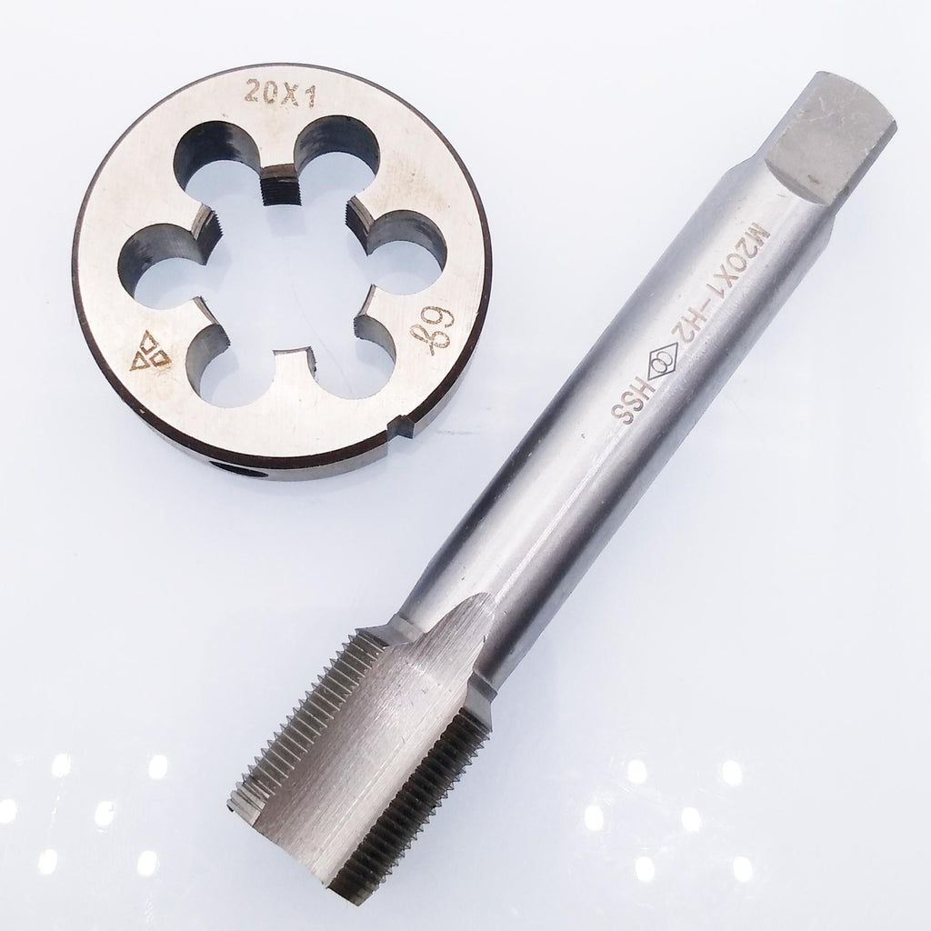 AU Stock  HSS M20 x 1mm Tap & M20 x 1.0mm Die Metric Thread Right Hand