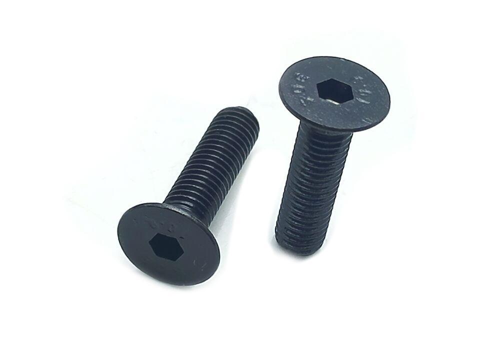US Stock 50x M5 x 20mm Grade 10.9 Flat Countersunk Hex Socket Bolts Screws Black