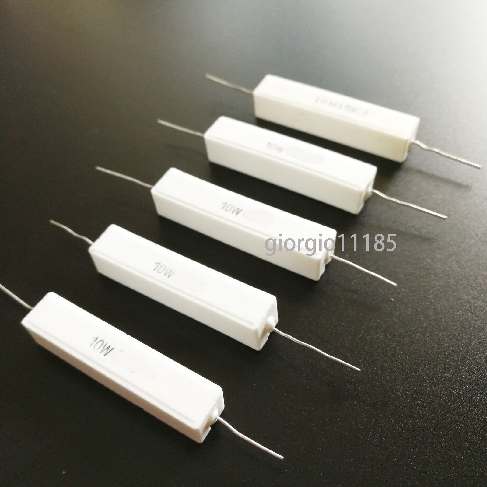 US Stock 5pcs 180 ohm 180RΩJ 10 watt Axial Ceramic Cement Power Resistor 10W