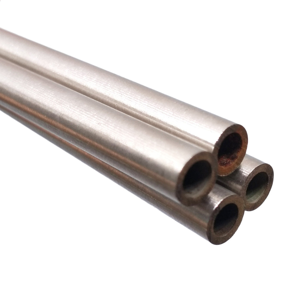 US Stock 4pcs OD 6mm ID 4mm Length 250mm 304 Stainless Steel Capillary Tube