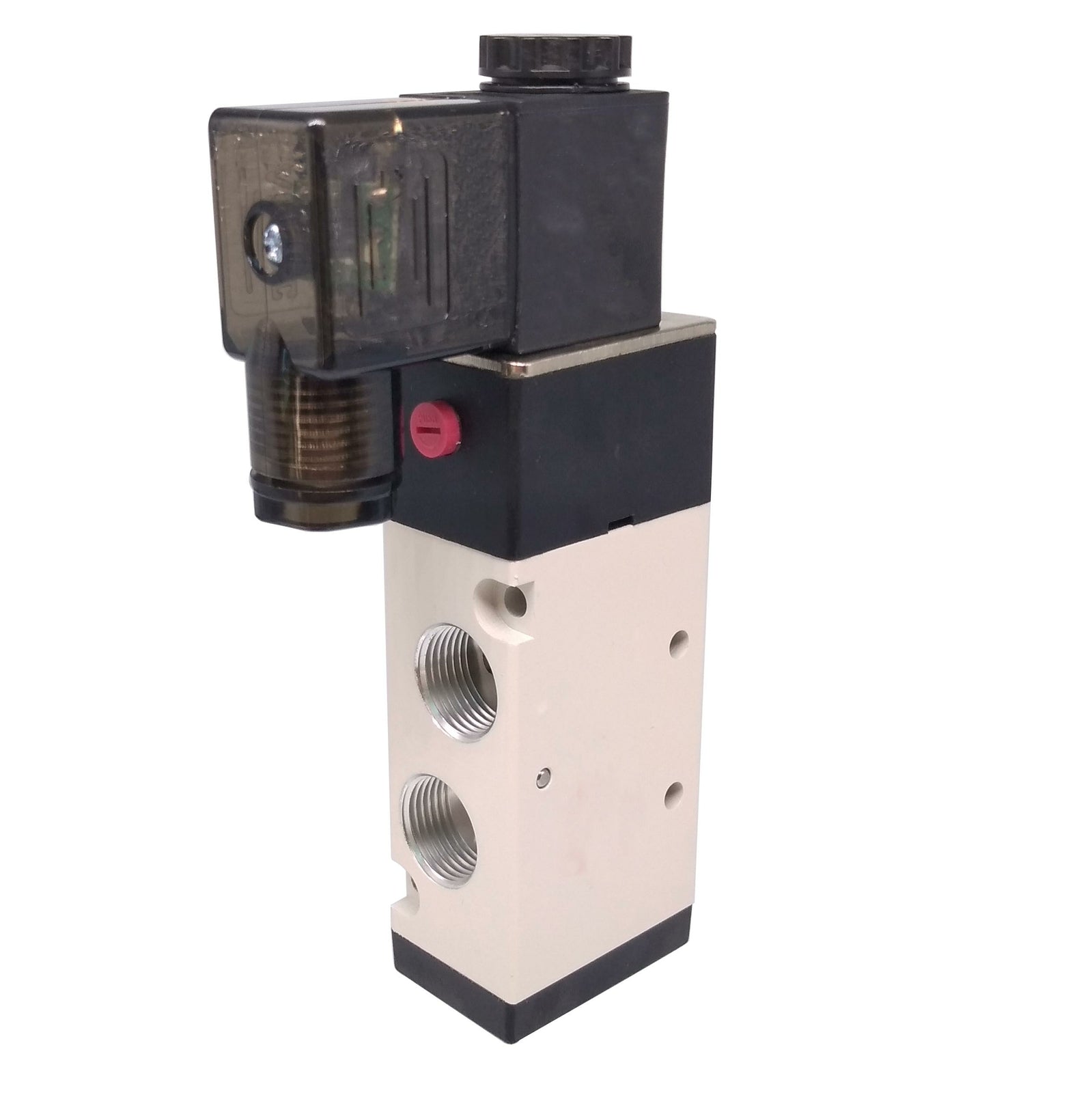 4V310-10 DC12V 3/8" BSPT 5 Way 2 Position Single Solenoid Pneumatic Air Valve