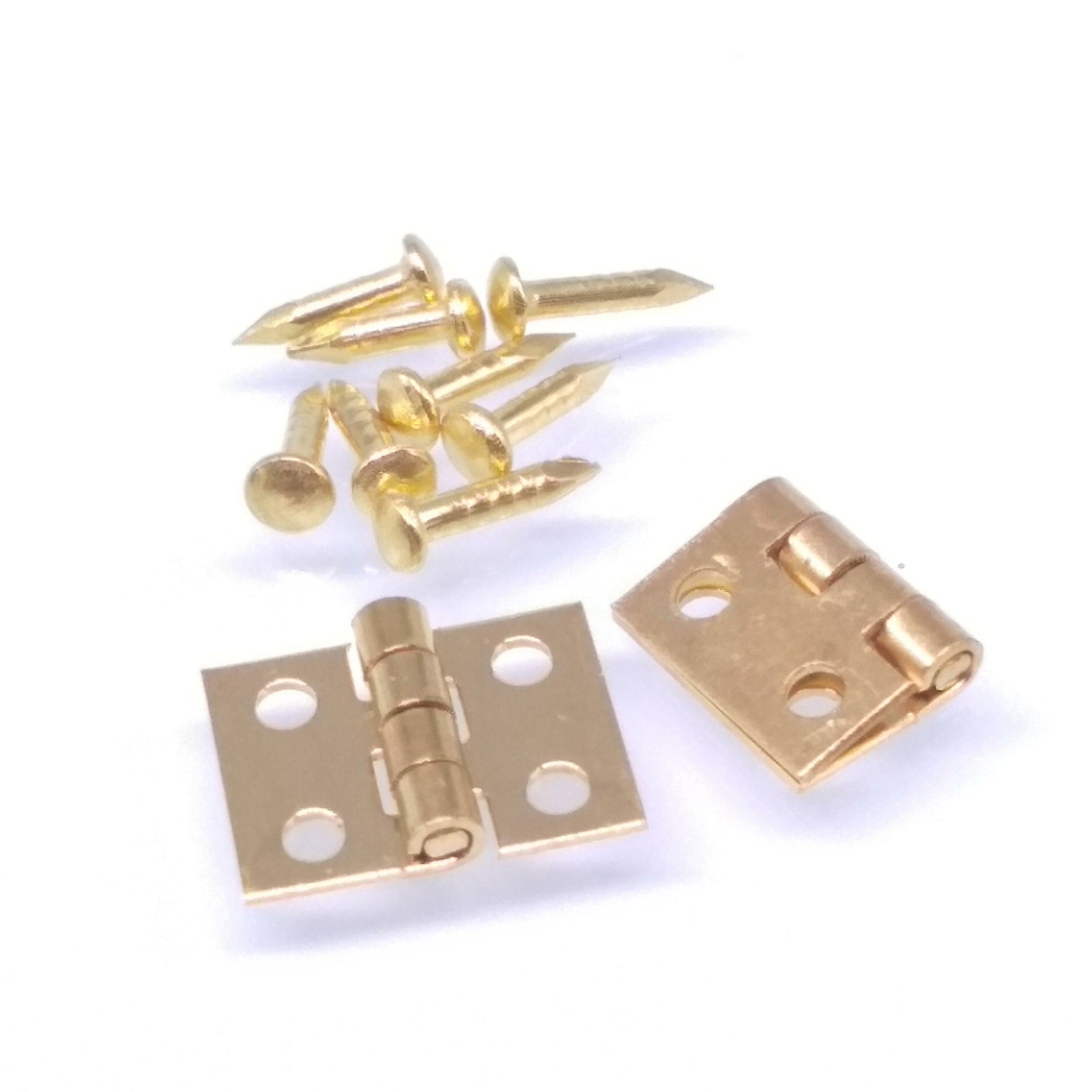 US Stock 50x Mini Jewelry Chest Gift Wine Music Box Dollhouse Cabinet Door Hinge