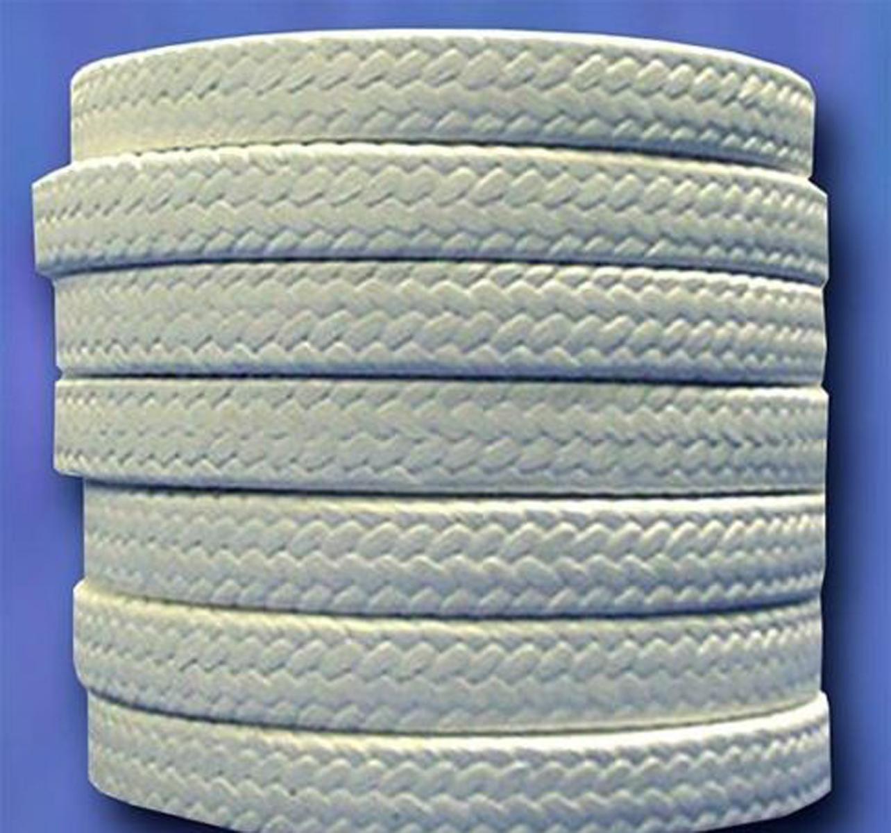 8x8x2000mm Polytetrafluoroethylene PTFE Square Braided Rope Gasket Gland Packing