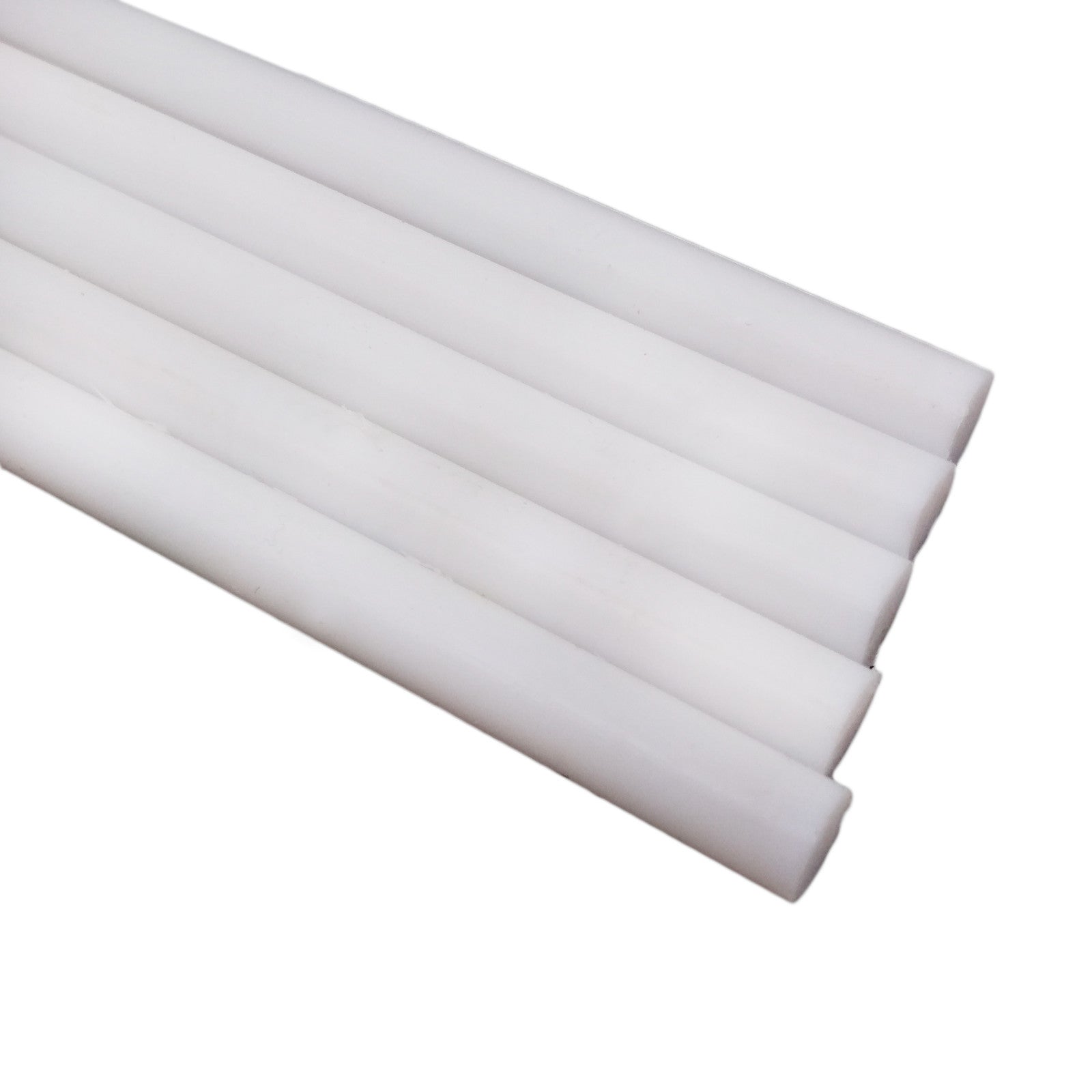 AU Stock 5pcs Dia 0.23622" (6mm) Length 4" (100mm) PTFE Round Rod Bar