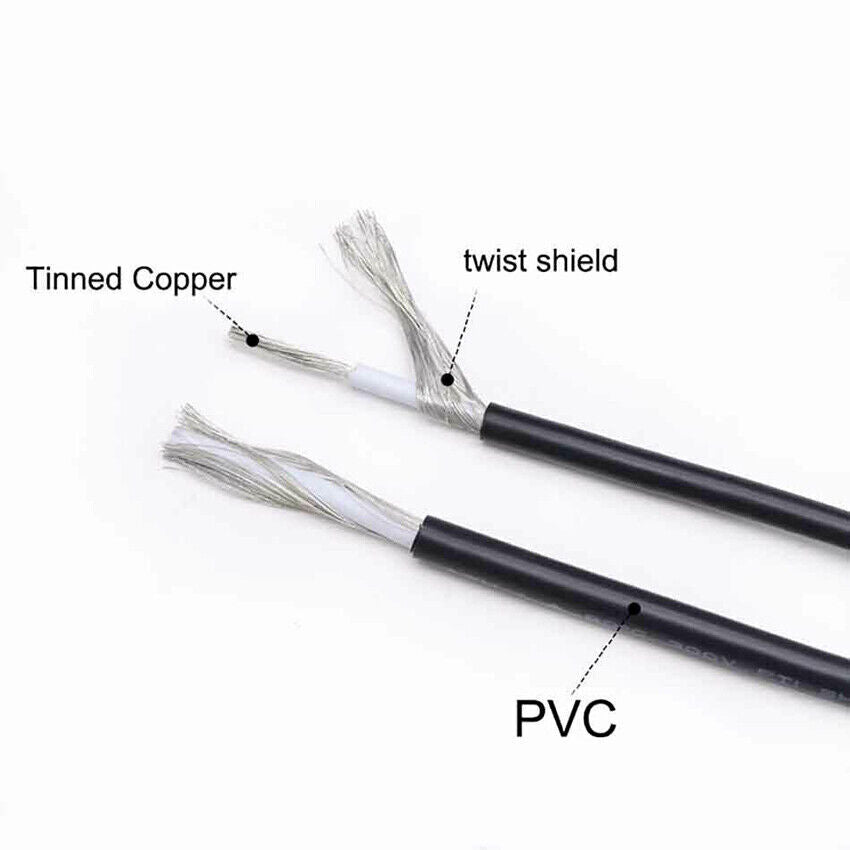 UL1185 Flexible PVC Electrical Wires Shielded Audio Cable 18AWG 10meter
