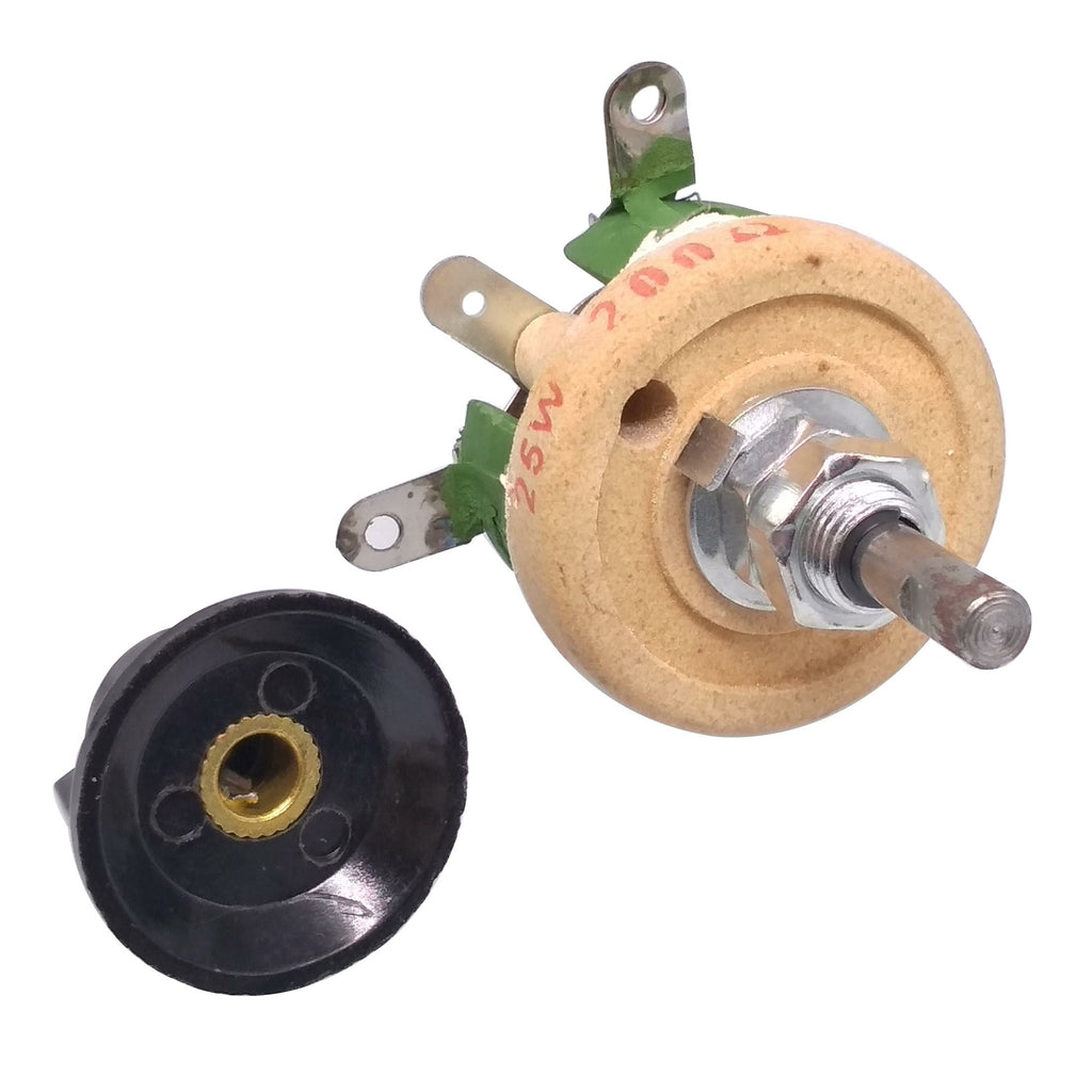 25W 200 OHM High Power Wirewound Potentiometer, Rheostat, Variable Resistor